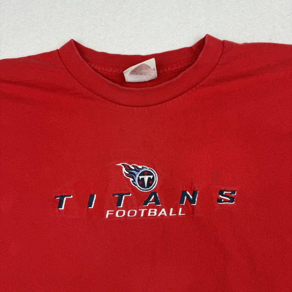 Vintage Tennessee Titans Lee Crewneck T Shirt Embroidered Graphic NFL 90's - Picture 2 of 7